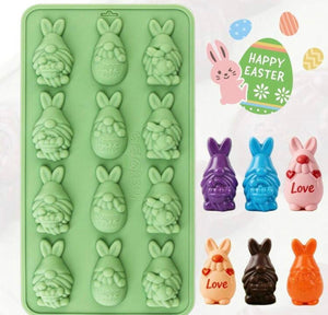 Silicone Mould Easter Rabbit Egg Chocolate