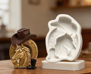 Silicone Mould Cowboy Hat and Boot