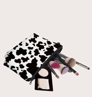 Make up Bag Pouch Cow Print