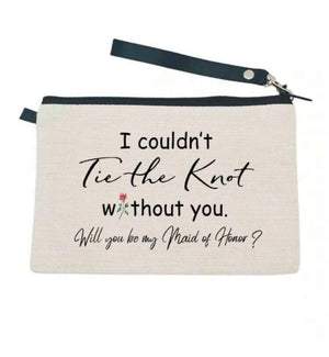 Make up Bag Pouch Tie The Knot