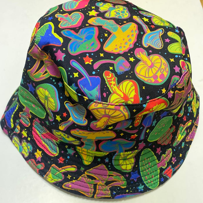 Unisex fun bucket hat mushroom