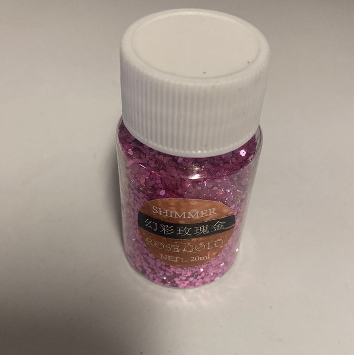 Resin Glitter Shimmer 15ml Rose Gold