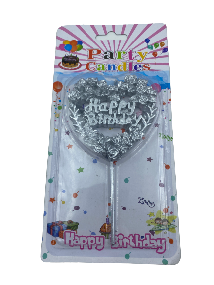 Happy Birthday Candle Heart