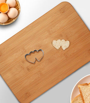 Metal Cookie Cutter Double Heart