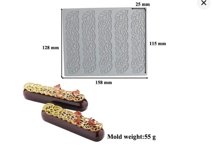 Silicone Mould Heart Mousse