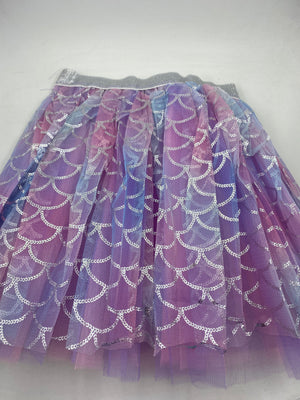 30cm Tutu Skirt Kiddies Mermaid Purple