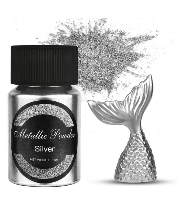 Metalic Resin Colouring Powder Sillver 20ml