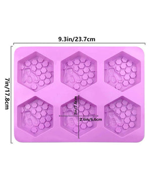 Silicone Mould Soap Honeycomb
