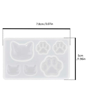 Cat soft silicone mould