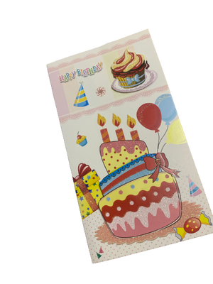 Blank Birthday Card With Envelope