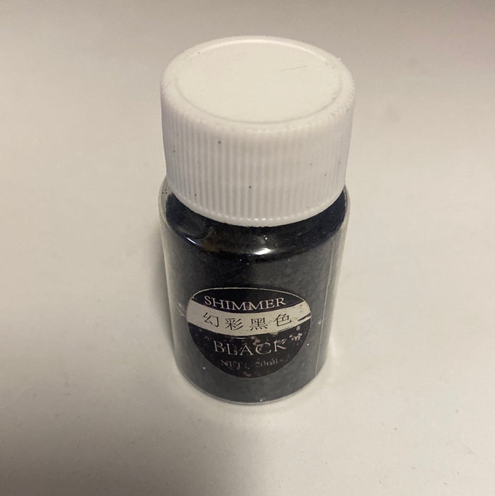 Resin Glitter Shimmer 15ml Black