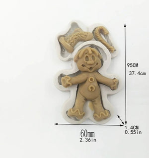 Silicone Mould Christmas Gingerbread Man