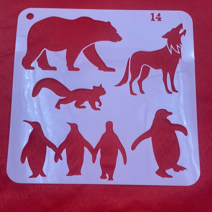 N188001 Stencil Penguin14