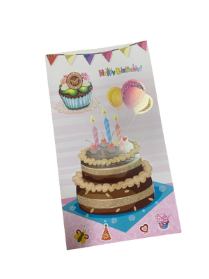 Blank Birthday Card With Envelope