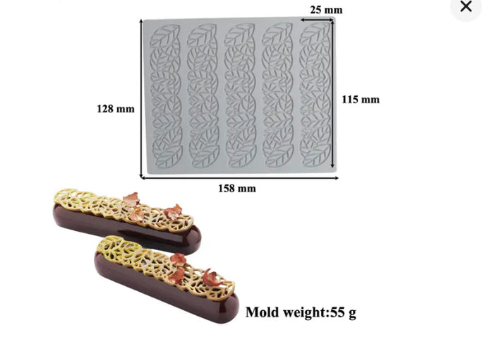 Silicone Mould Chocolate Lace
