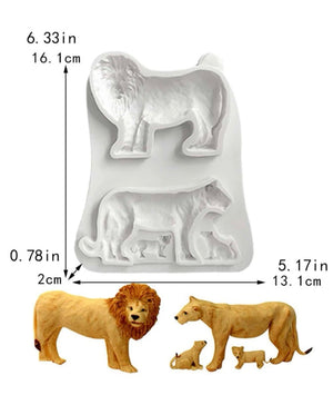 Silicone Mould Lion