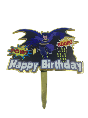 Nr158 Acrylic Cake Topper Batman