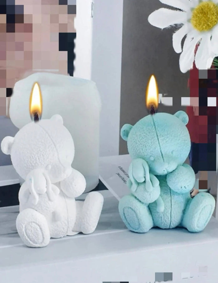 Silicone Mould Candle 3d Teddy