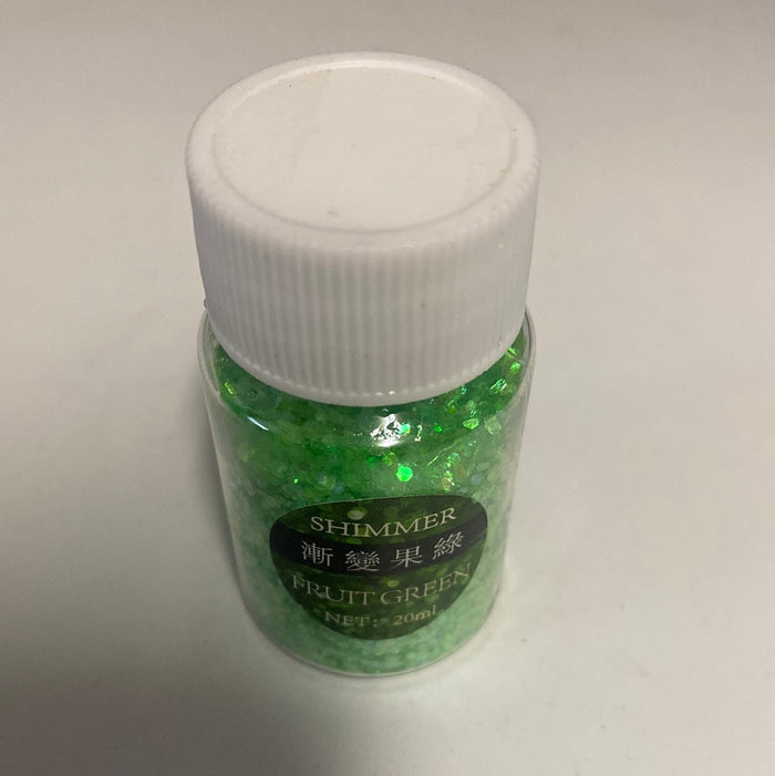 Resin Glitter Shimmer 15ml Fruit Green