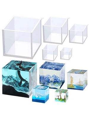 Silicone Mould  Resin Cubes