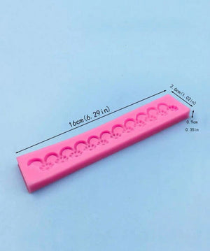 Silicone Mould  Flower Border