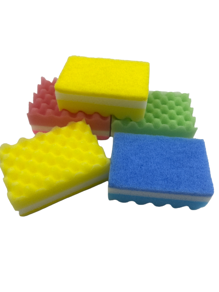 5pc Scrub Scour Sponge