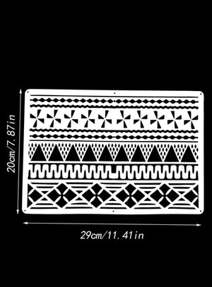 Cake Decorating Stencil Traditional Patterns