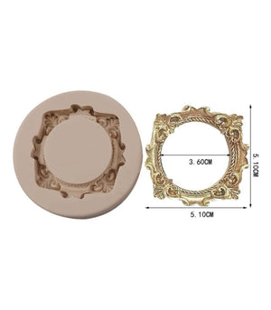 Silicone Mould Vintage Frame