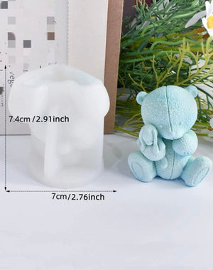 Silicone Mould Candle 3d Teddy