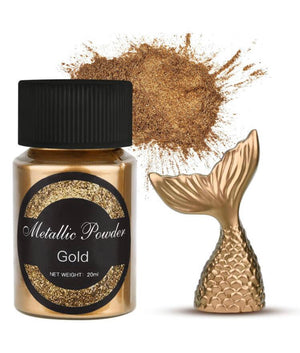 Metalic Resin Colouring Powder Antique Gold 20ml