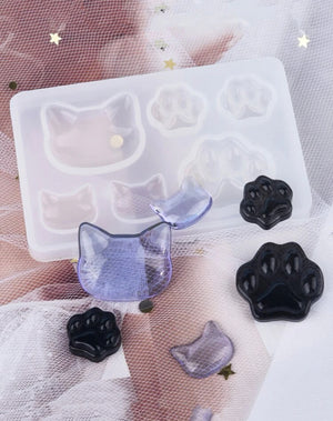 Cat soft silicone mould