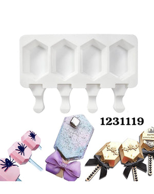 Silicone Mould Hexagon Cakesicle