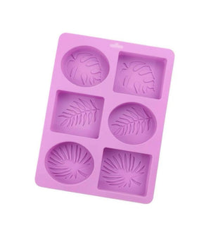 Silicone Mould Soap Tropical Leaves