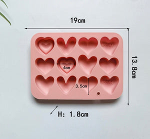 Silicone Mould Chocolate Soap Heart