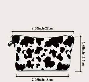 Make up Bag Pouch Cow Print