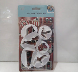 Nautical Sailor plastic cutter set
