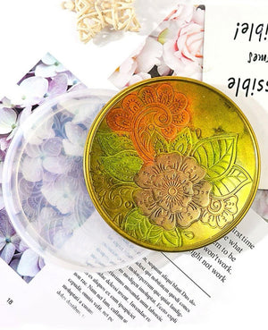 Silicone Mould Resin Flower Coaster