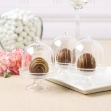 12 Mini Plastic Cupcake Stand Dome, 7cm high