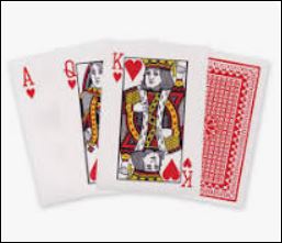 Jumbo Playing Cards 12x17cm