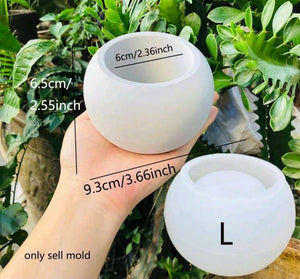 Planter Silicone Mould, Cement Pot 3pc