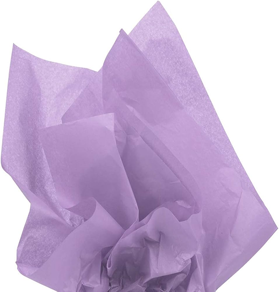 Lilac Purple Tissue Paper 10 Sheets Lamay
