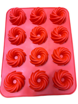 Silicone Mould Chocolate Swirl Bundt