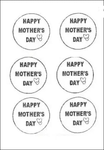 M71 Hard Plastic Chocolate Mould Happy Mothers Day