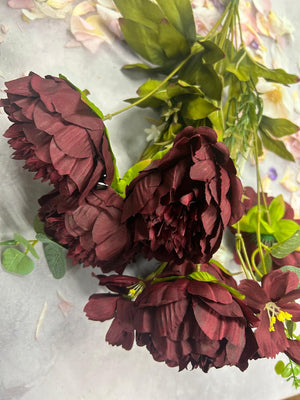 Artificial Flower Bunch Peony
