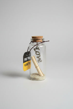 Message in a glass bottle
