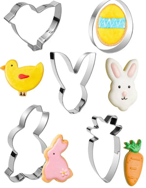 Metal Cookie Cutter Easter Set