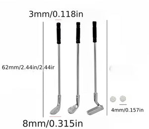 2pc Mini Golf Sticks Cake Topper