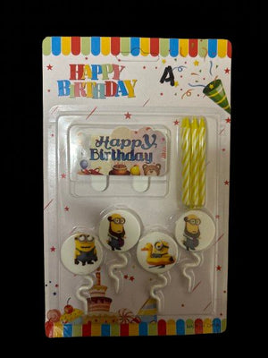 Happy Birthday Character Candle