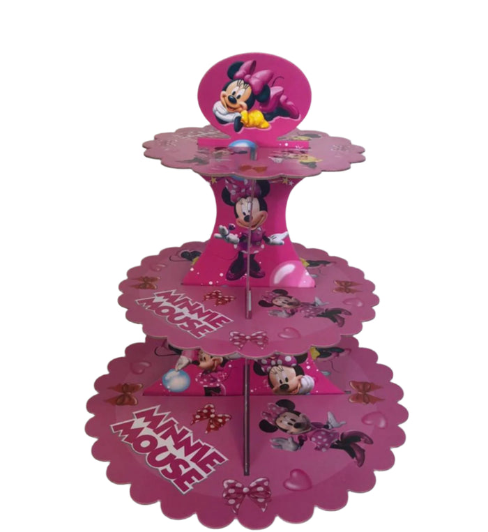 Minnie Mouse Cardboard Cupcake