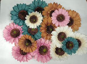 5pc Cake Topper Artificial Gerbera Head